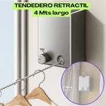 TENDEDERO DE PARED INOXIDABLE