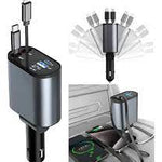 CARGADOR PARA CARRO 4 EN 1