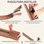 Goma rastrera de puerta